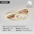 Lámpara de cristal acrílico moderno para sala de estar