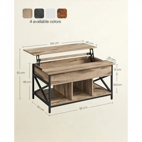 Mesa de salón elevadora VASAGLE