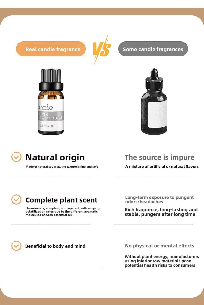 Velas aromáticas con formas geométricas